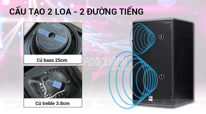 Loa karaoke Alto AT1000 (full bass 25cm)
