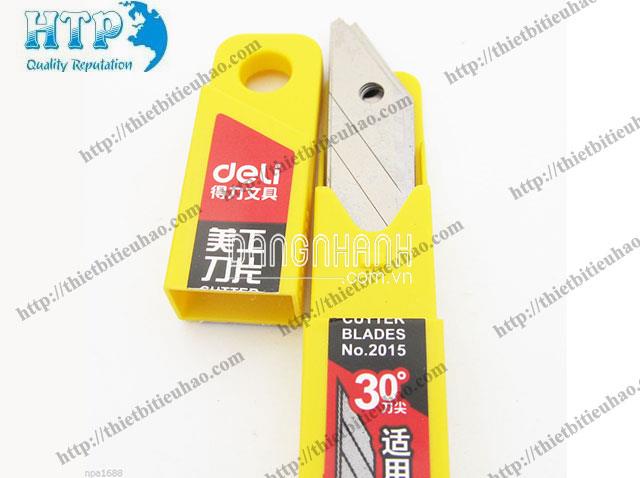 LƯỠI DAO DELI SK5 100X18X0.5MM