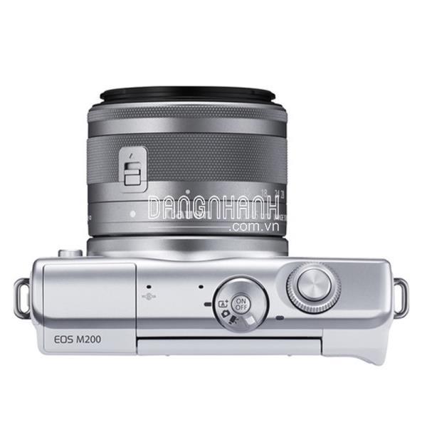 MÁY ẢNH CANON EOS M200 KIT EF-M15-45MM F3.5-6.3 IS STM/ TRẮNG