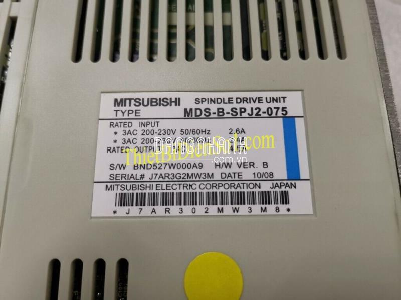 Servo driver Mitsubishi MDS-B-SPJ2-075 -Cty Thiết Bị Điện Số 1