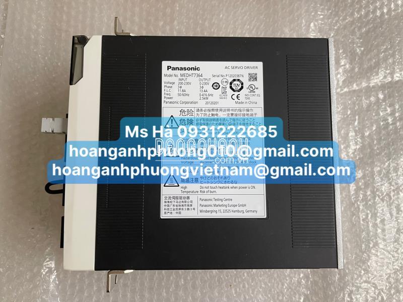 Bộ điều khiển tốc độ vị trí Panasonic MEDHT7364 2.5kW 