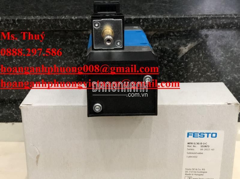 Festo giá tốt - Van điện từ MFH-5/3G-D-3-C - Hàng nhập