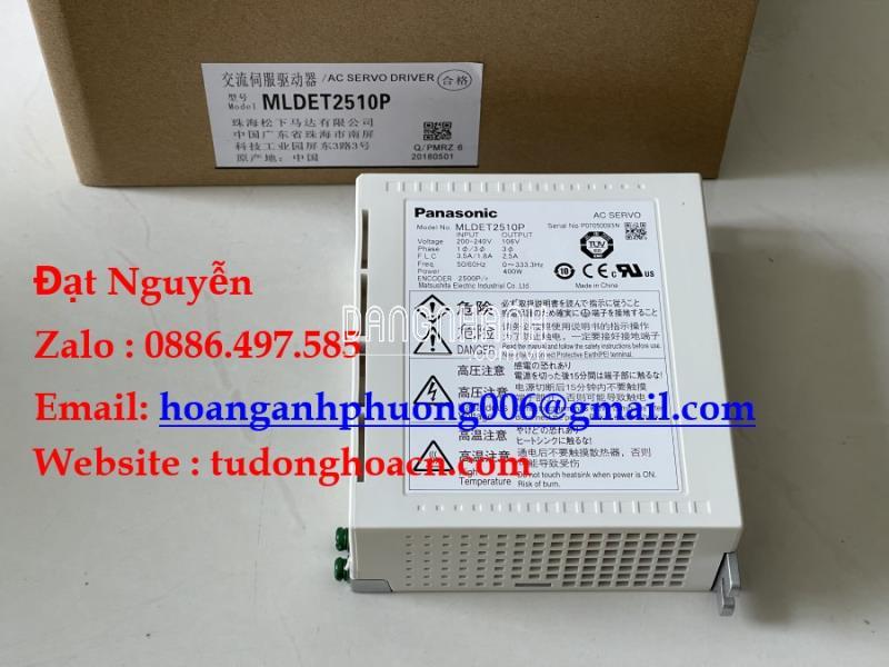 MLDET2510P bộ điều khiển công nghiệp Servo công suất 400W Panasonic