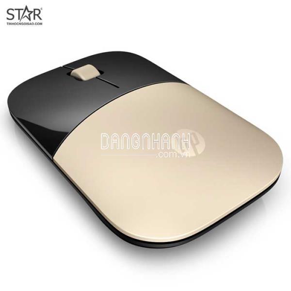 Chuột Văn Phòng Không Dây HP Z3700 Optical Wireless (Gold)