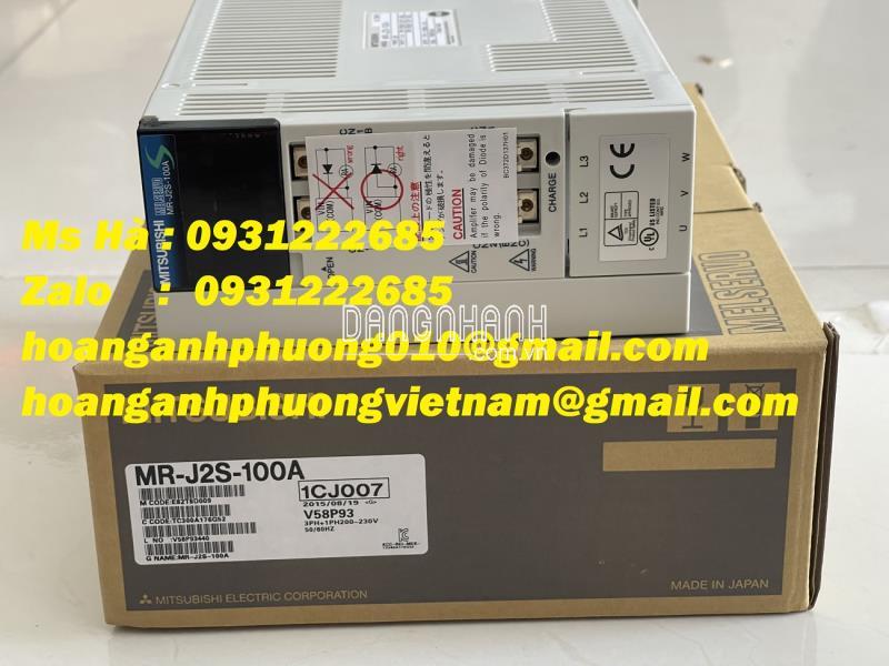 Bộ điều khiển servo MR-J2S-100A mitsubishi 100W - servo amplifier