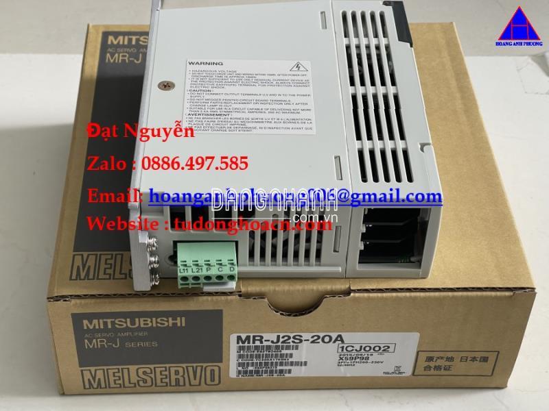 MR-J2S-20A bộ điều khiển công suất 200W nhập chính hãng Mitsubishi