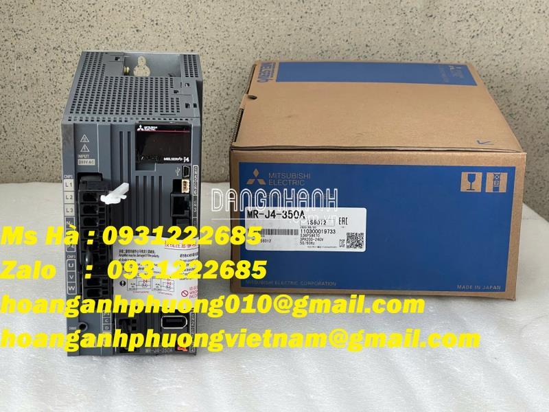 Mitsubishi 3.5kW - Bộ điều khiển động cơ servo MR-J4-350A  