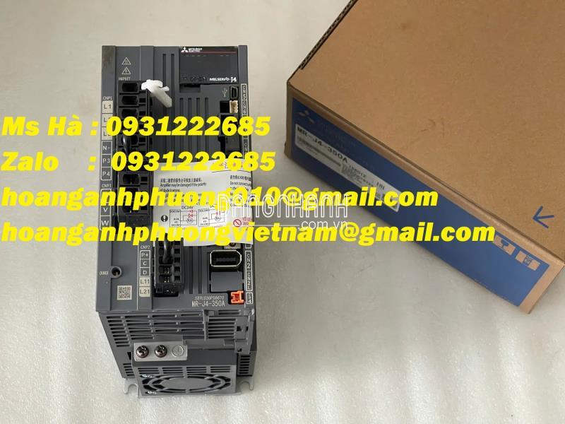 Mitsubishi 3.5kW - Bộ điều khiển động cơ servo MR-J4-350A  