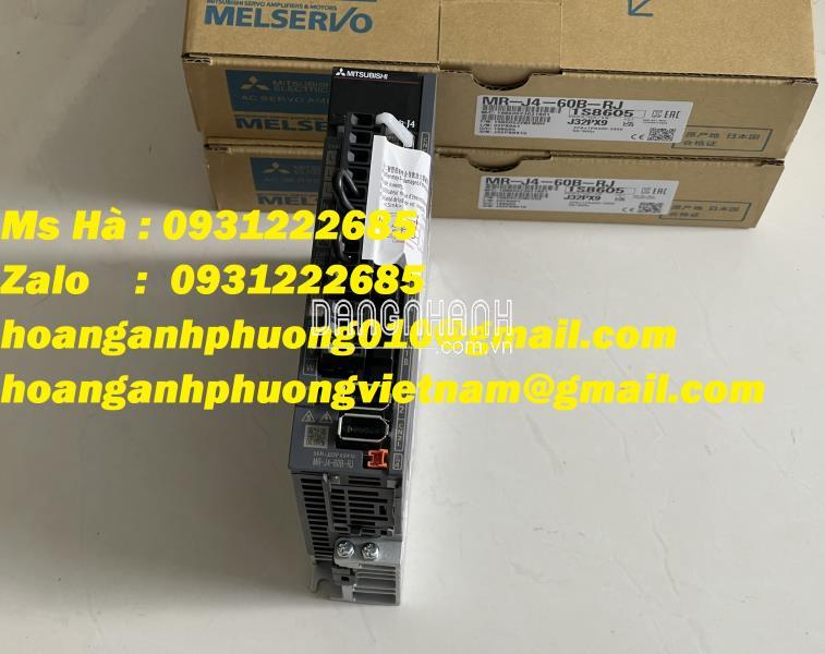 Mitsubishi - nhập hàng mới - Bộ điều khiển servo MR-J4-60B-RJ  