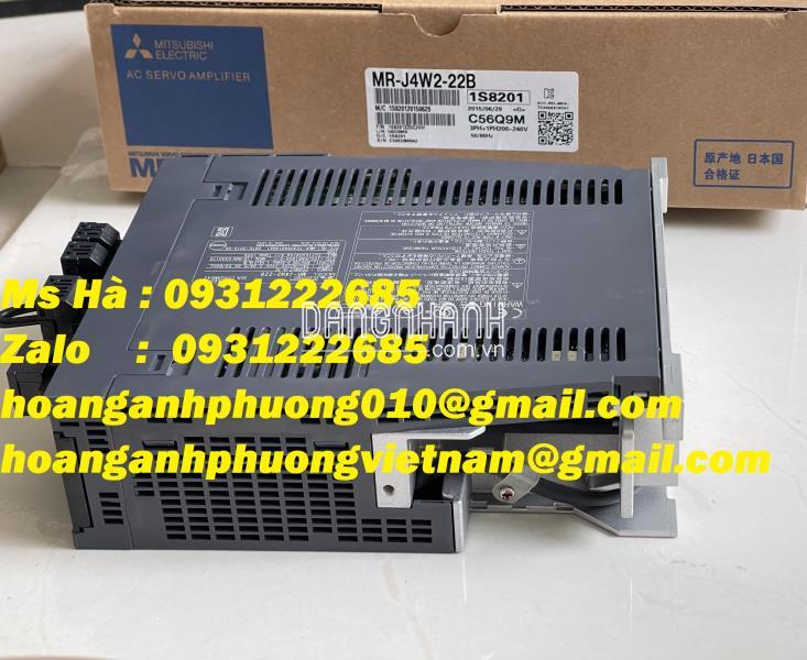 Bình Dương - Chuyên bán dòng servo mitsubishi MR-J4W2-22B 