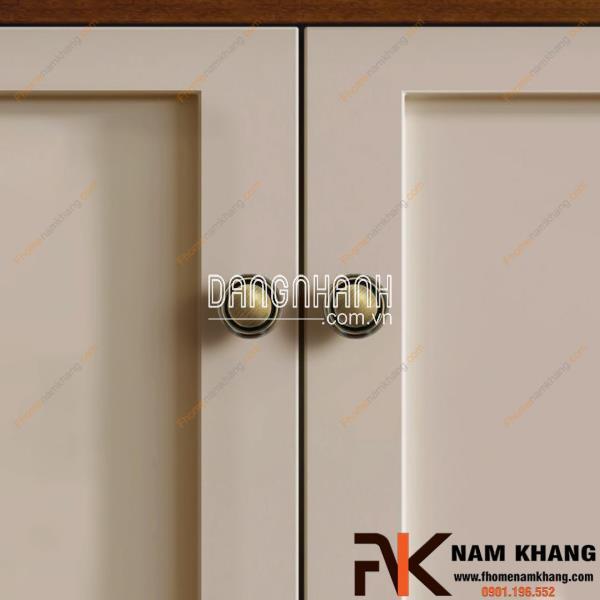 Núm cửa tủ cao cấp bằng đồng cổ điển NK522D | Zalo 0901 196 552