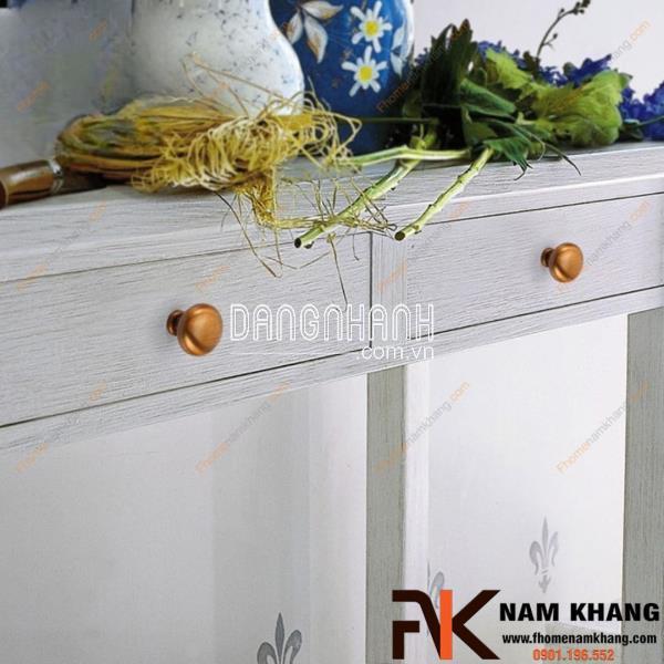 Núm cửa tủ tròn cao cấp dạng trơn NK172 | Zalo 0901 196 552