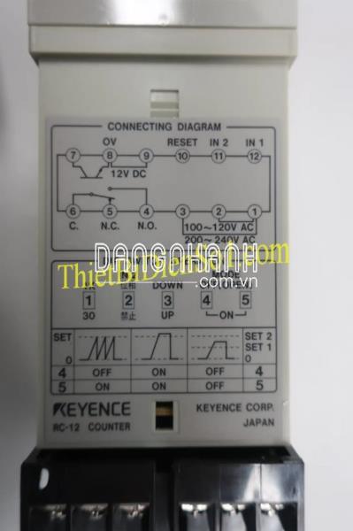 Bộ đếm Keyence RC-12 -Cty Thiết Bị Điện Số 1
