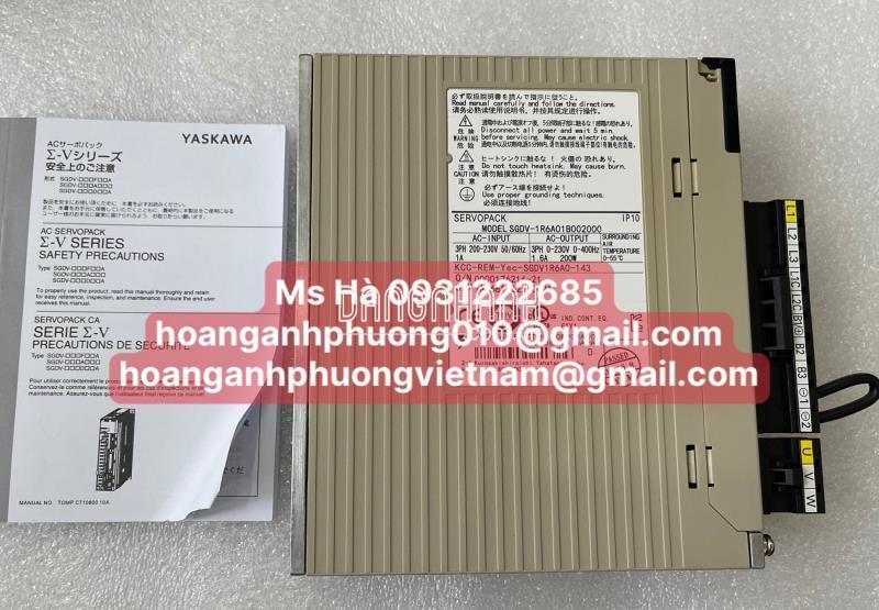 Yaskawa - servo điều khiển SGDV-1R6A01B002000 hàng mới 100%