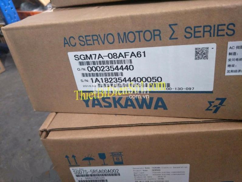 Servo driver Yaskawa SGM7A-08AFA61 -Cty Thiết Bị Điện Số 1