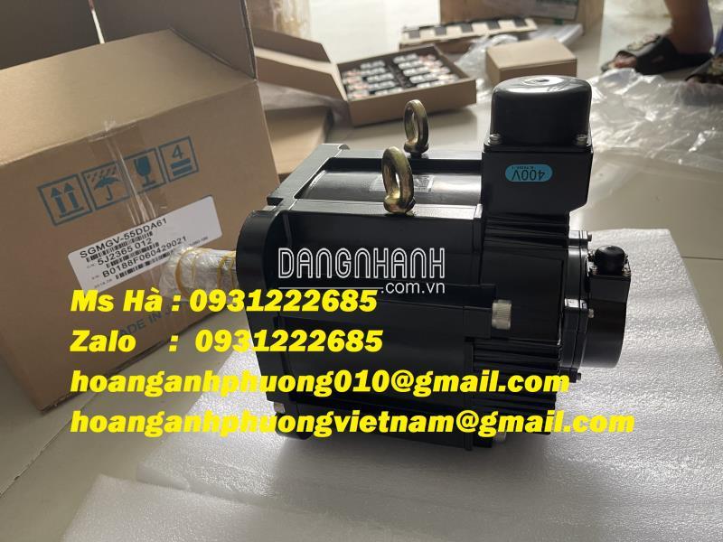 Bộ servo motor yaskawa SGMGV-55DDA61 chính hiệu - ưu đãi giá 