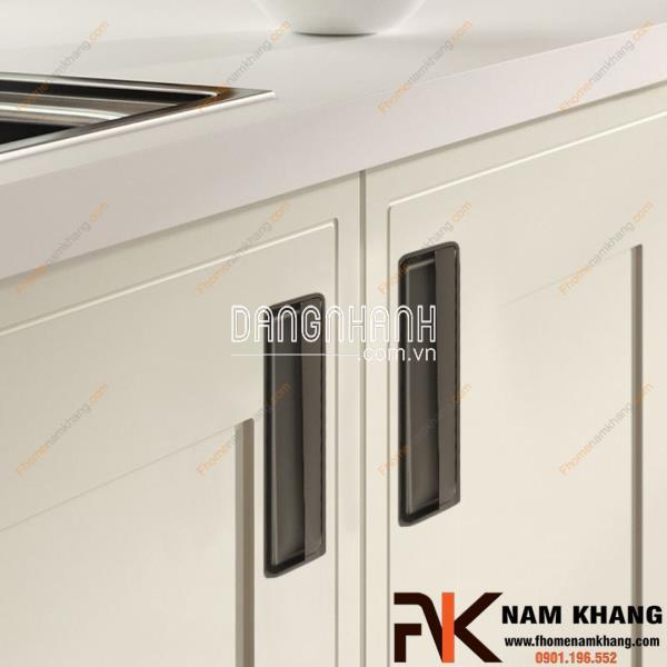 Tay nắm âm tủ thanh trơn hiện đại NK462 | Zalo 0901 196 552