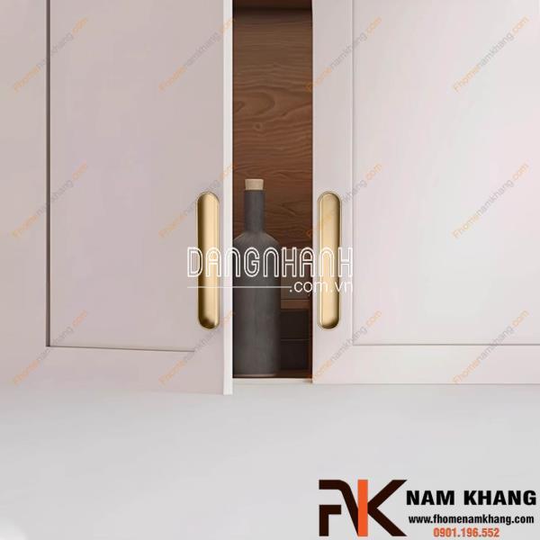 Tay nắm âm tủ thiết kế hiện đại NK301 | Zalo 0901 196 552