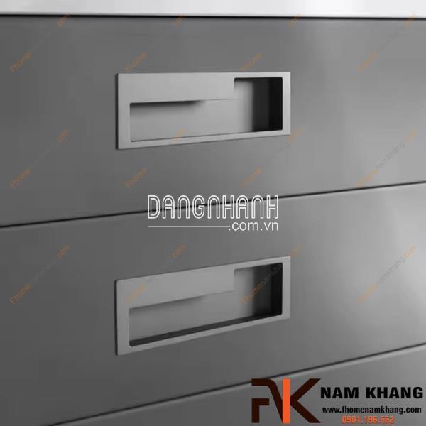 Tay nắm âm tủ dạng trơn hiện đại NK438 | Zalo 0901 196 552