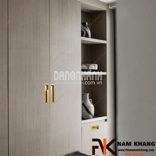 Tay nắm âm tủ dạng trơn hiện đại NK438 | Zalo 0901 196 552