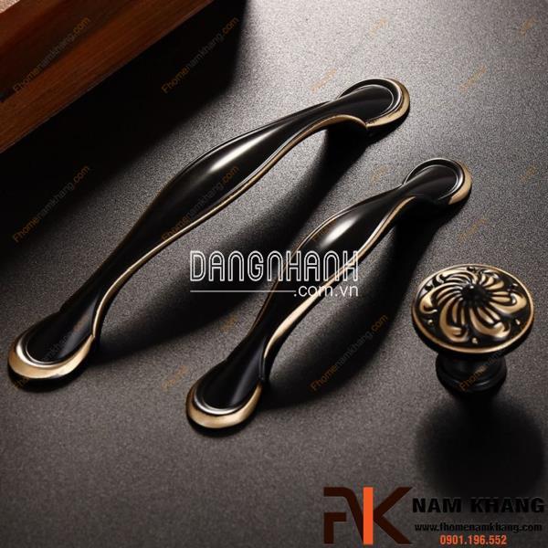Tay nắm cửa tủ bằng đồng cao cấp NK453D | Zalo 0901 196 552