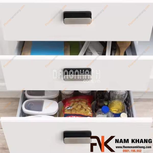 Tay nắm tủ bếp hợp kim cao cấp NK446S | Zalo 0901 196 552