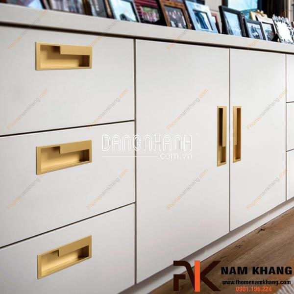 Tay nắm âm tủ cao cấp NK438 | Zalo 0901 196 224