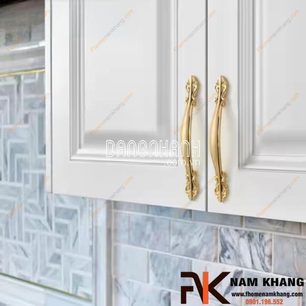 Tay nắm tủ cổ điển chất liệu đồng NK034 | Zalo 0901 196 552