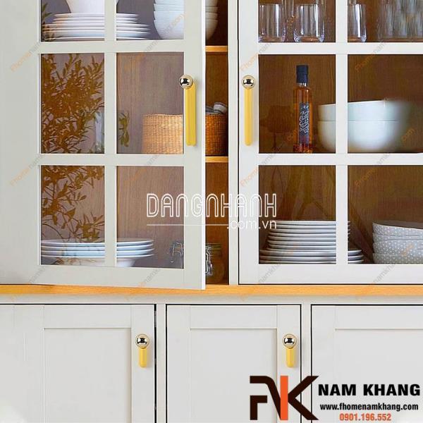 Tay nắm tủ dạng thanh tròn phối hợp NK393 | Zalo 0901 196 552