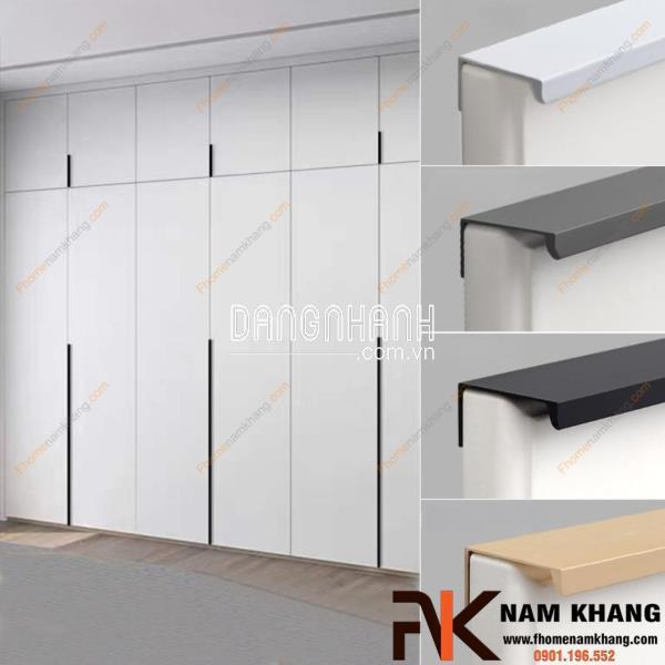 Tay nắm tủ dạng vát cạnh hiện đại NK312 | Zalo 0901 196 552