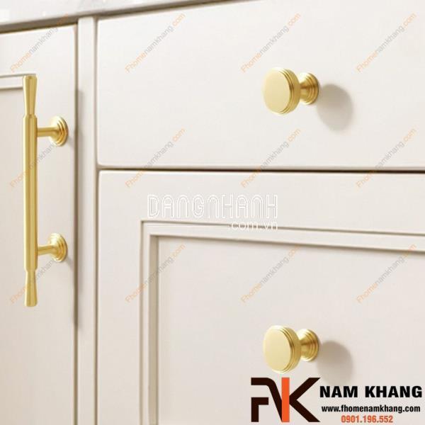 Tay nắm tủ đồng cao cấp dạng thanh tròn NK306 | Zalo 0901 196 552