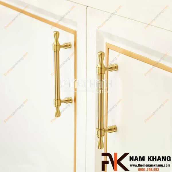 Tay nắm tủ đồng cổ điển cao cấp NK520D | Zalo 0901 196 552