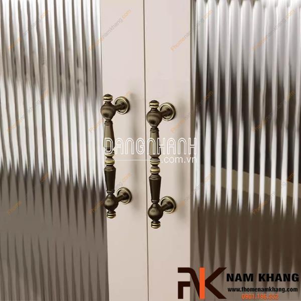 Tay nắm tủ đồng dạng trơn cao cấp NK414D | Zalo 0901 196 552