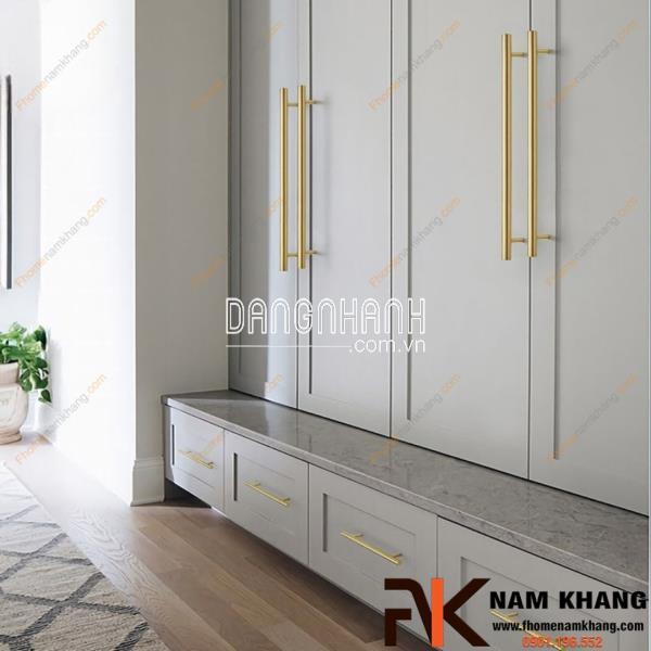 Tay nắm tủ hợp kim dạng thanh tròn NK238 | Zalo 0901 196 552