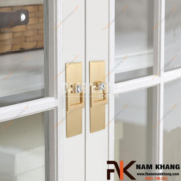 Tay nắm tủ kết hợp đá pha lê NK439 | Zalo 0901 196 552