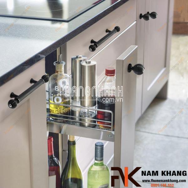 Tay nắm tủ phối đá pha lê cao cấp NK405 | Zalo 0901 196 552