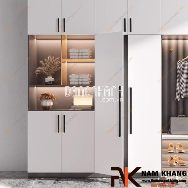 Tay nắm tủ thanh dài nguyên khối NK001 | Zalo 0901 196 552