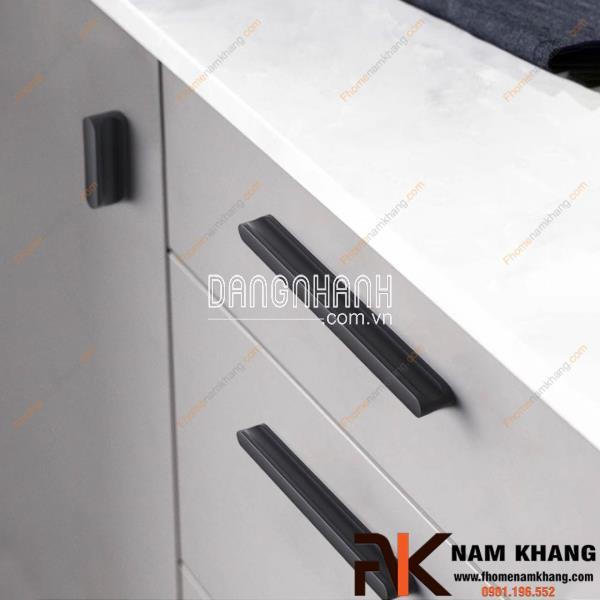 Tay nắm tủ thanh dài nguyên khối NK001 | Zalo 0901 196 552