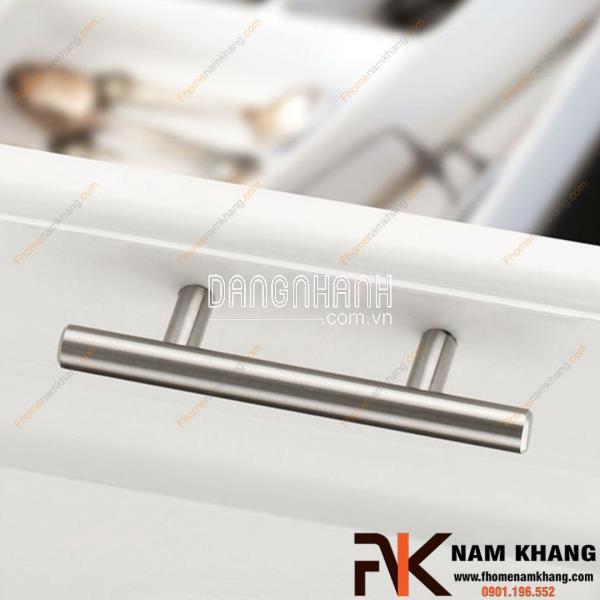 Tay nắm tủ thanh tròn bằng inox cao cấp NK168 | Zalo 0901 196 552