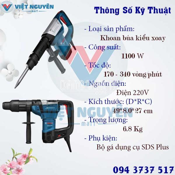 Máy Khoan Búa Bê Tông Điện Bosch GBH 5-40D Professional