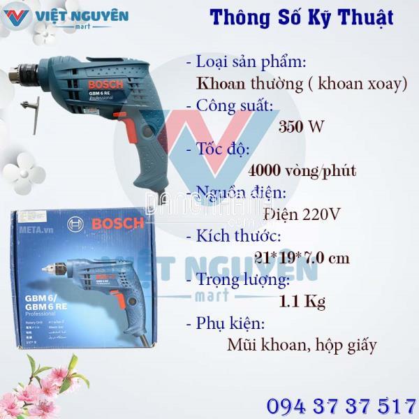Máy Khoan Bosch GBM 6RE Professional