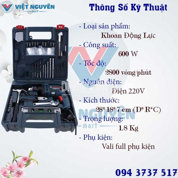 Máy Khoan Động Lực Điện Bosch GSB 13RE SET (VALI)