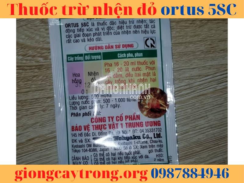 THUỐC TRỪ NHỆN ORTUS 5SC
