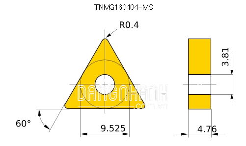 Dao tiện TNMG160404-MS-VP15TF