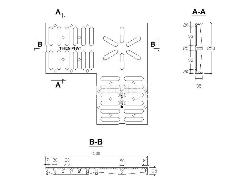 Song chắn rác TP-SCR-06