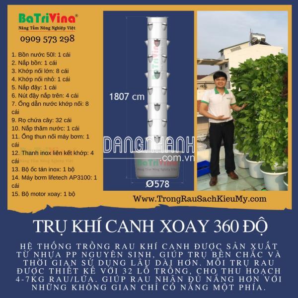 Trụ Khí Canh Xoay 360*