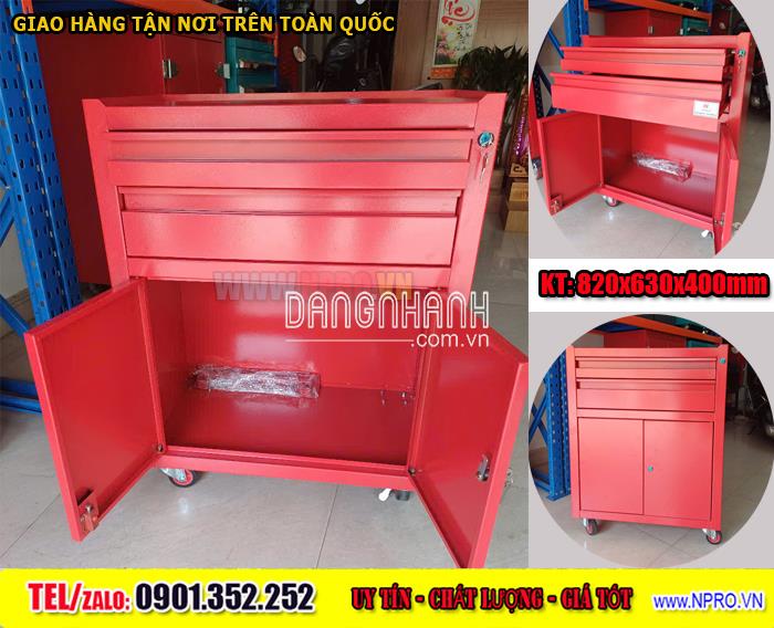 Xe đẩy 3 ngăn – Bảng treo khay nhựa KT: 738×570