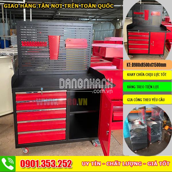 Xe đẩy 3 ngăn – Bảng treo khay nhựa KT: 738×570