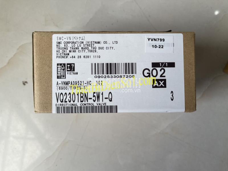 Van điện từ SMC VQ2301BN-5W1-Q -Cty Thiết Bị Điện Số 1