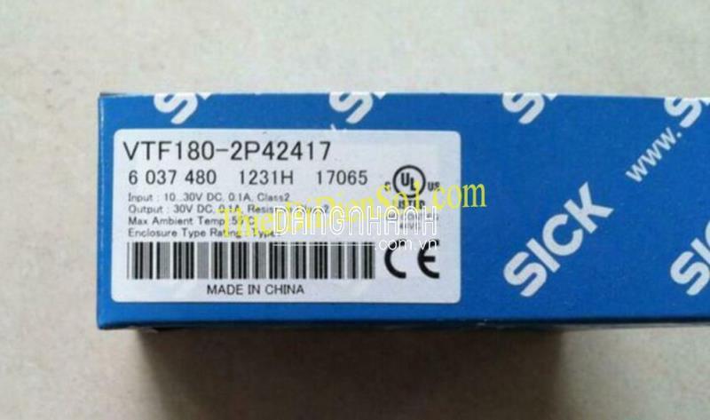 Cảm biến quang Sick VTF180-2P42417 6037480 -Cty Thiết Bị Điện Số 1